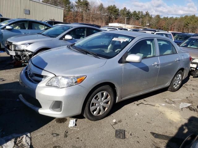 5YFBU4EE1CP064468 - 2012 TOYOTA COROLLA BASE SILVER photo 1