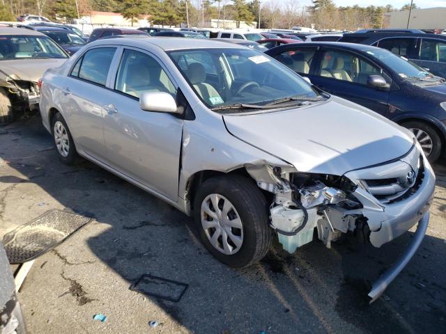 5YFBU4EE1CP064468 - 2012 TOYOTA COROLLA BASE SILVER photo 4