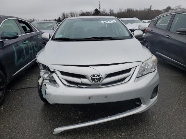 5YFBU4EE1CP064468 - 2012 TOYOTA COROLLA BASE SILVER photo 5