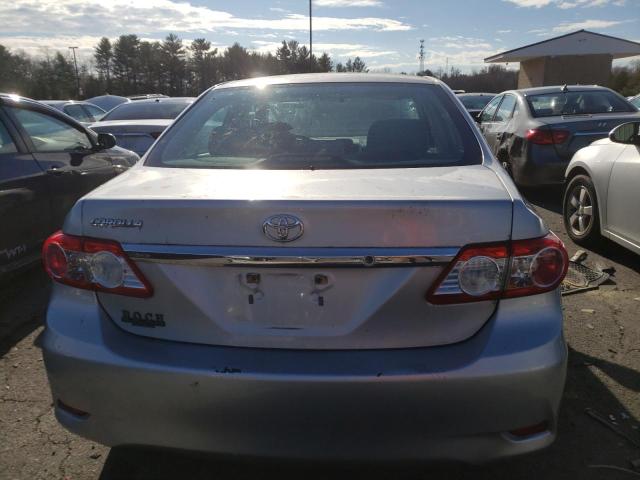 5YFBU4EE1CP064468 - 2012 TOYOTA COROLLA BASE SILVER photo 6