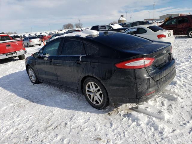 3FA6P0H75DR114594 - 2013 FORD FUSION SE BLACK photo 2