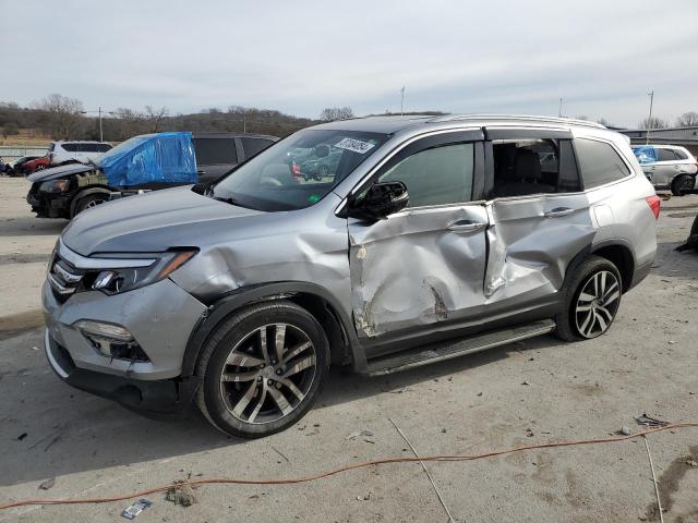 5FNYF6H90HB029146 - 2017 HONDA PILOT TOURING SILVER photo 1