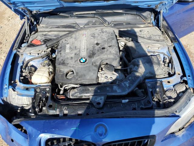 WBA1J7C55GV290229 - 2016 BMW M235I BLUE photo 11