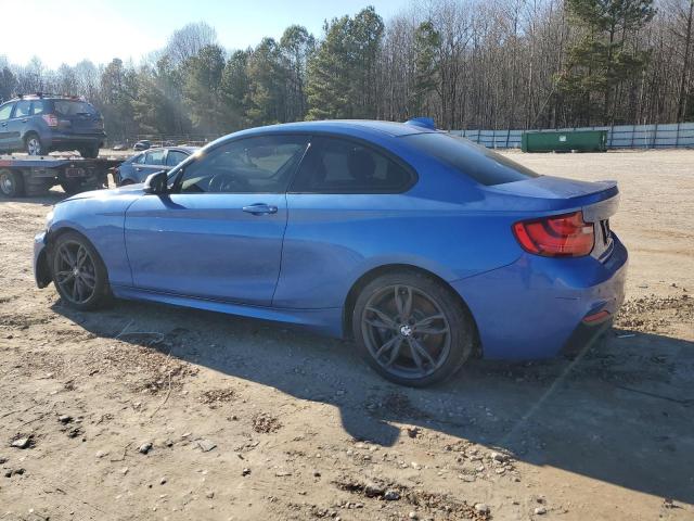 WBA1J7C55GV290229 - 2016 BMW M235I BLUE photo 2