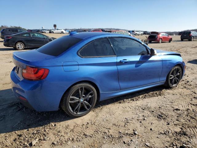 WBA1J7C55GV290229 - 2016 BMW M235I BLUE photo 3