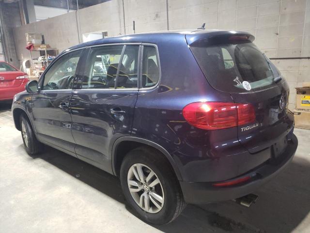 WVGBV3AX1EW509232 - 2014 VOLKSWAGEN TIGUAN S BLUE photo 2