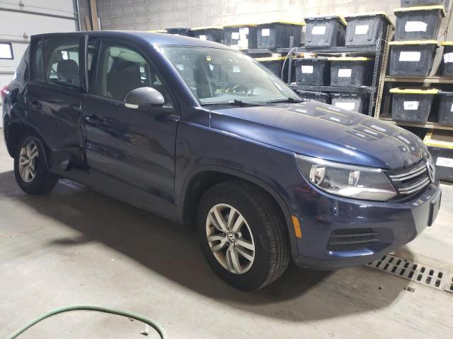 WVGBV3AX1EW509232 - 2014 VOLKSWAGEN TIGUAN S BLUE photo 4