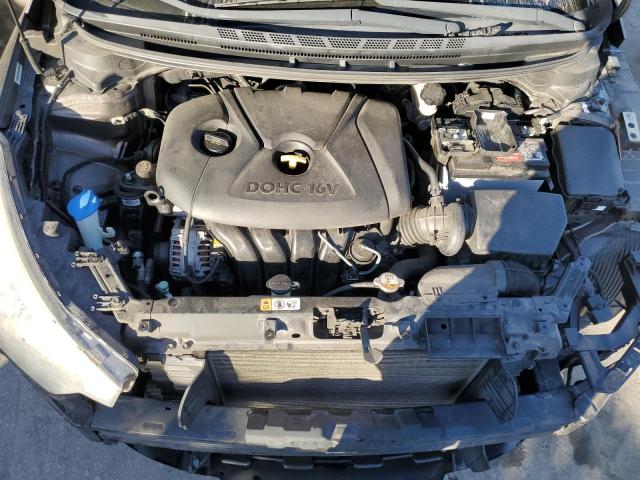 KNAFX4A69F5358139 - 2015 KIA FORTE LX GRAY photo 11