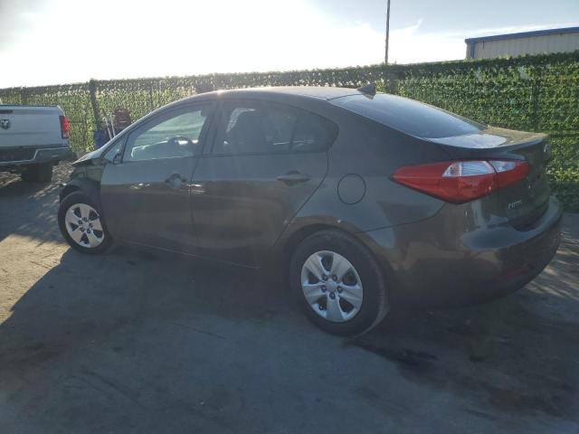 KNAFX4A69F5358139 - 2015 KIA FORTE LX GRAY photo 2