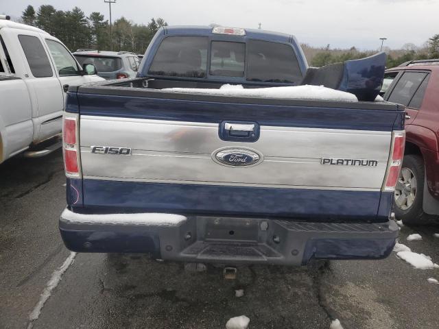 1FTPW14V89FA73622 - 2009 FORD F150 SUPERCREW BLUE photo 6