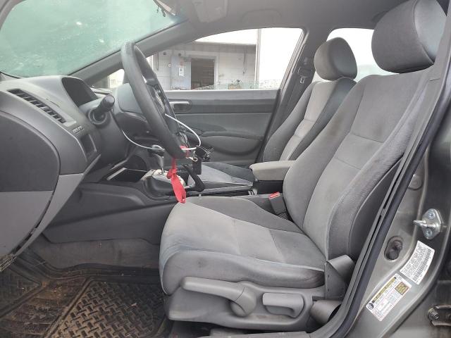 1HGFA16526L015964 - 2006 HONDA CIVIC LX GRAY photo 7