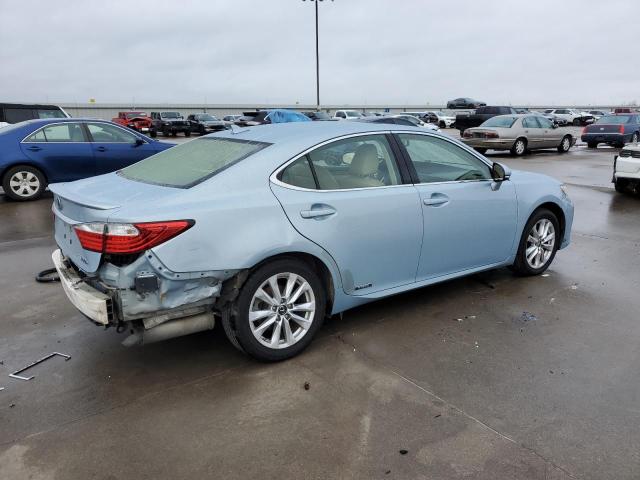 JTHBW1GG6E2062917 - 2014 LEXUS ES 300H BLUE photo 3