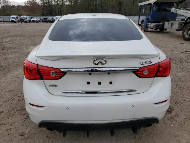 JN1FV7ARXGM451007 - 2016 INFINITI Q50 RED SPORT 400 WHITE photo 6