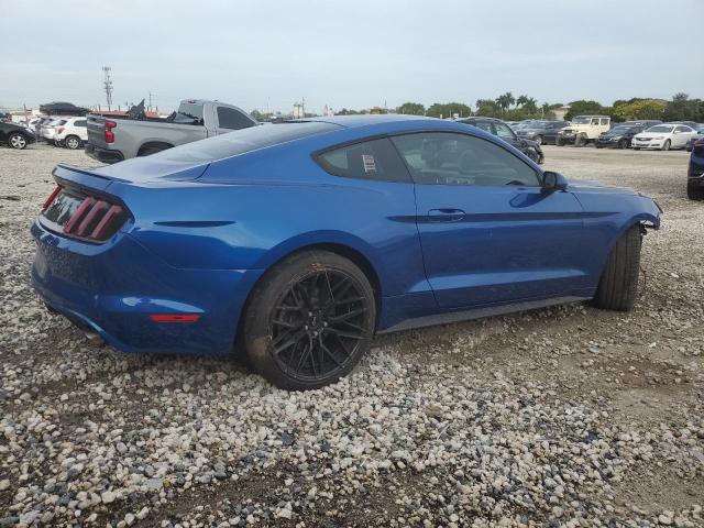 1FA6P8TH6H5240776 - 2017 FORD MUSTANG BLUE photo 3