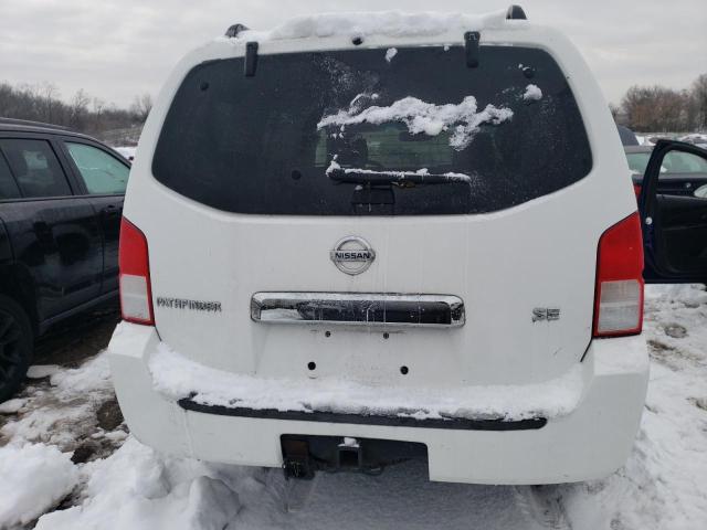 5N1AR18W57C636684 - 2007 NISSAN PATHFINDER LE WHITE photo 6