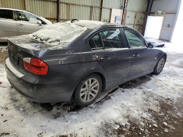 WBAVH13508KC98710 - 2008 BMW 323 I GRAY photo 3