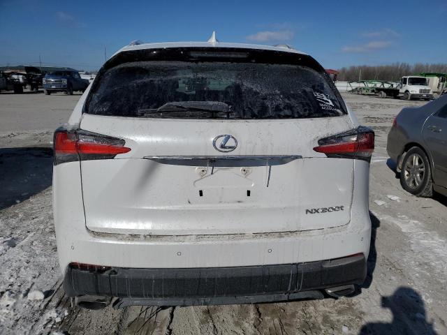 JTJBARBZ8F2010680 - 2015 LEXUS NX 200T WHITE photo 6