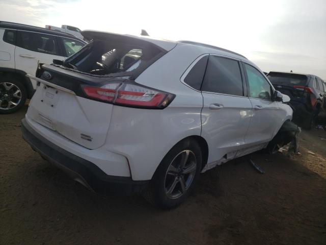 2FMPK4J92LBB23004 - 2020 FORD EDGE SEL WHITE photo 3