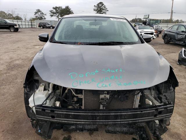 3N1AB7AP1KY307059 - 2019 NISSAN SENTRA S GRAY photo 5