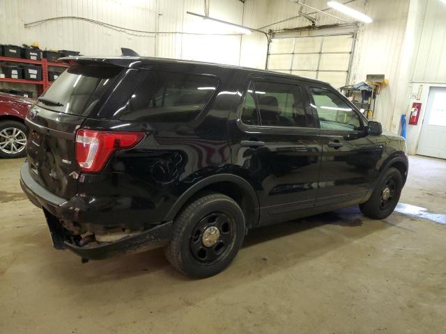 1FM5K8AR1JGB12452 - 2018 FORD EXPLORER POLICE INTERCEPTOR BLACK photo 3