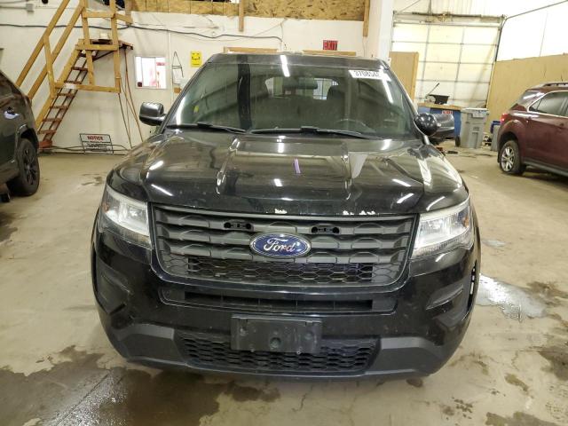 1FM5K8AR1JGB12452 - 2018 FORD EXPLORER POLICE INTERCEPTOR أسود صورة 5