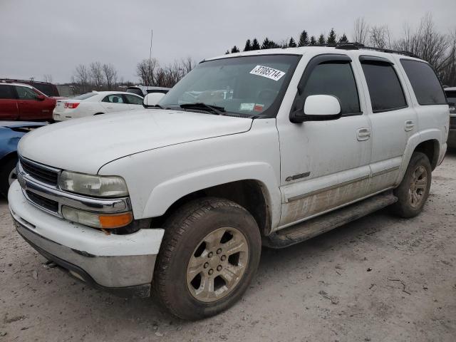 1GNEK13Z32J213108 - 2002 CHEVROLET TAHOE K1500 WHITE photo 1