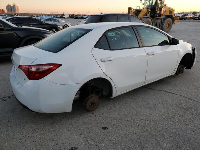 5YFBURHE2KP939872 - 2019 TOYOTA COROLLA L WHITE photo 3