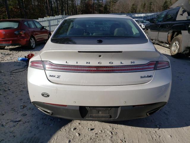 3LN6L2J95GR634260 - 2016 LINCOLN MKZ WHITE photo 6