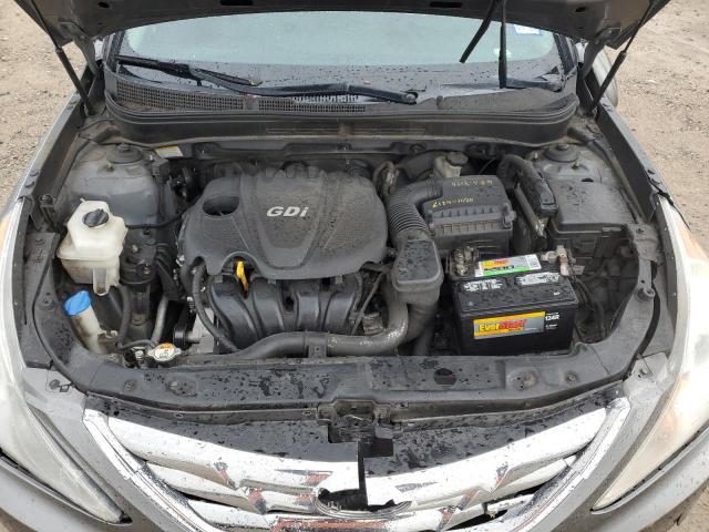 5NPEC4AC0DH608624 - 2013 HYUNDAI SONATA SE GRAY photo 11