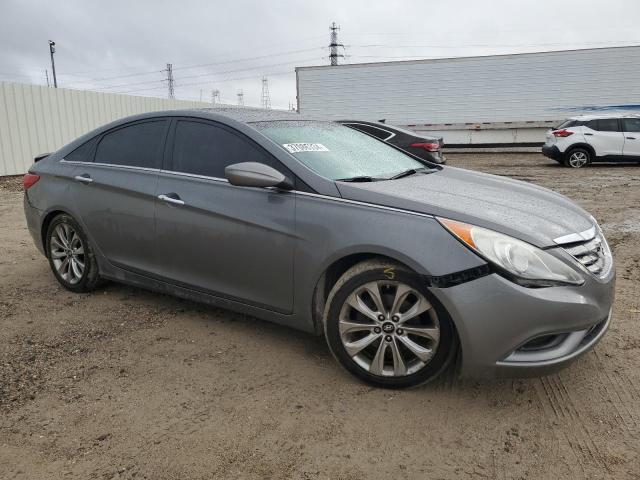 5NPEC4AC0DH608624 - 2013 HYUNDAI SONATA SE GRAY photo 4