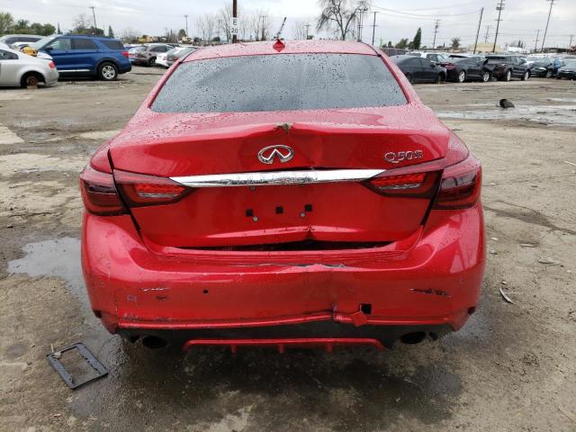 JN1FV7AP5KM780107 - 2019 INFINITI Q50 RED SPORT 400 RED photo 6