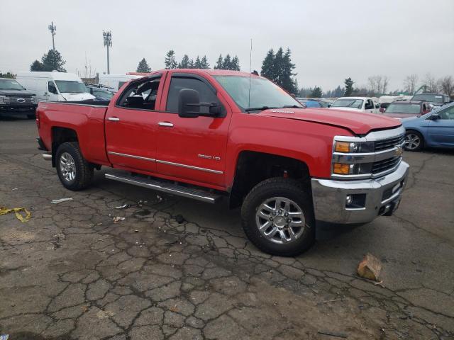 1GC4K0E80FF177521 - 2015 CHEVROLET SILVERADO K3500 LTZ RED photo 4