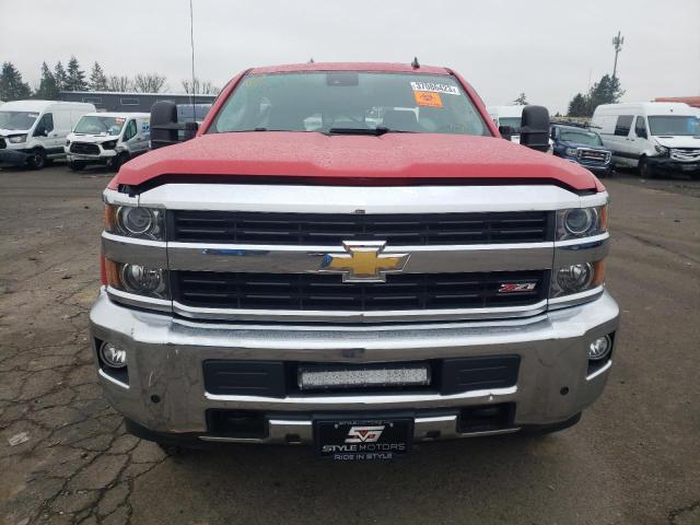 1GC4K0E80FF177521 - 2015 CHEVROLET SILVERADO K3500 LTZ RED photo 5