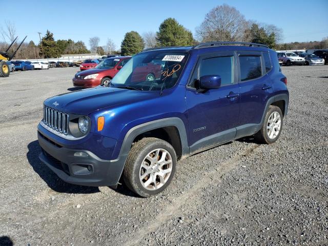 ZACCJBBB7HPG35663 - 2017 JEEP RENEGADE LATITUDE BLUE photo 1