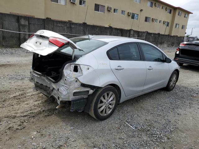 KNAFX4A60G5503456 - 2016 KIA FORTE LX SILVER photo 3