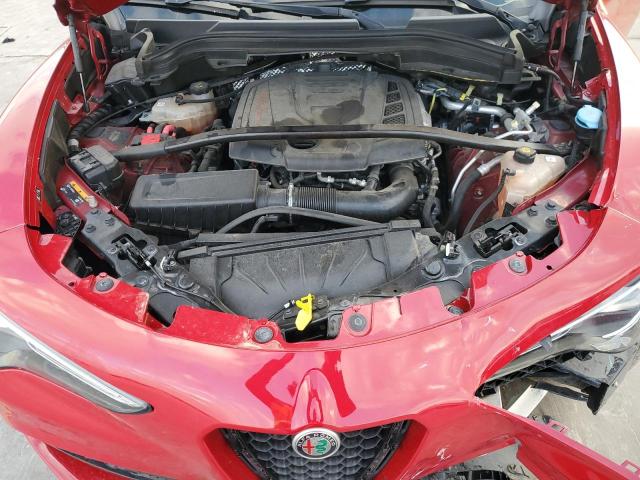 ZASPAKBN0K7C44233 - 2019 ALFA ROMEO STELVIO TI RED photo 12