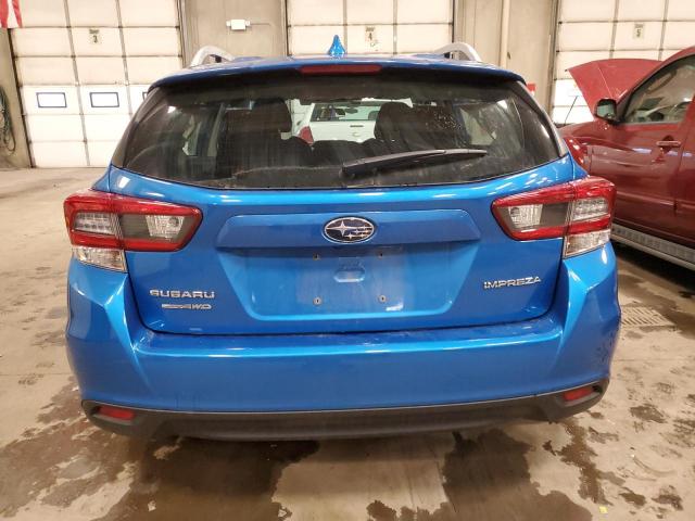 4S3GTAV69N3724588 - 2022 SUBARU IMPREZA PREMIUM BLUE photo 6