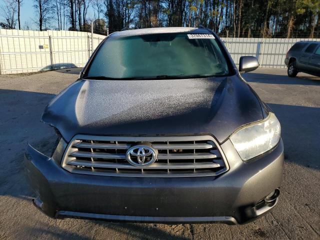 5TDKK3EH1AS023059 - 2010 TOYOTA HIGHLANDER SE CHARCOAL photo 5