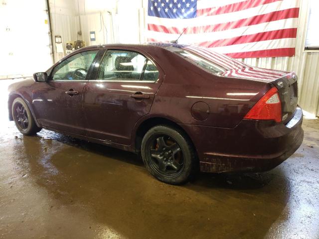 3FAHP0HA3BR343325 - 2011 FORD FUSION SE MAROON photo 2