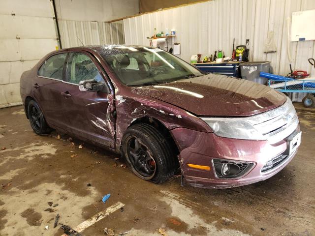 3FAHP0HA3BR343325 - 2011 FORD FUSION SE MAROON photo 4