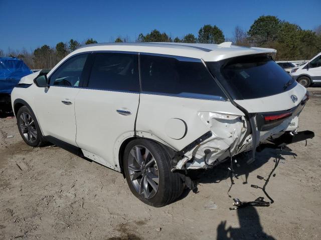 5N1DL1FS7NC343932 - 2022 INFINITI QX60 LUXE WHITE photo 2