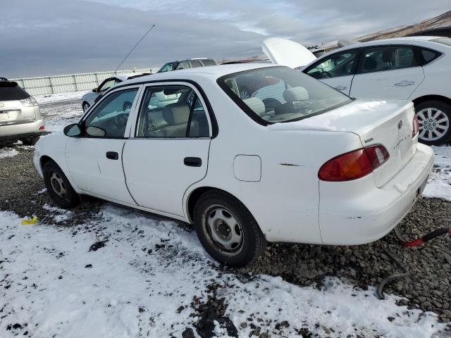 1NXBR12E1YZ365672 - 2000 TOYOTA COROLLA VE WHITE photo 2