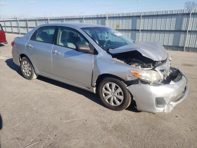 JTDBU4EE6B9134826 - 2011 TOYOTA COROLLA BASE SILVER photo 4