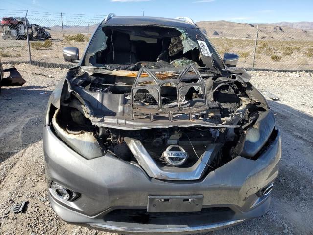 5N1AT2MT3EC773302 - 2014 NISSAN ROGUE S GRAY photo 5