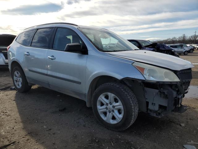 1GNKVFED8BJ215431 - 2011 CHEVROLET TRAVERSE LS SILVER photo 4