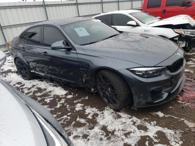 WBS8M9C50J5K99814 - 2018 BMW M3 GRAY photo 4