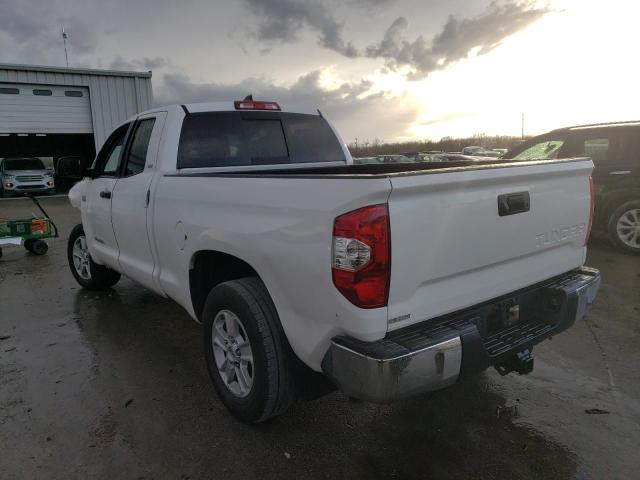 5TFRY5F18LX260221 - 2020 TOYOTA TUNDRA DOUBLE CAB SR/SR5 WHITE photo 2