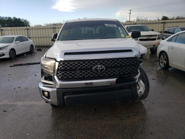 5TFRY5F18LX260221 - 2020 TOYOTA TUNDRA DOUBLE CAB SR/SR5 WHITE photo 5