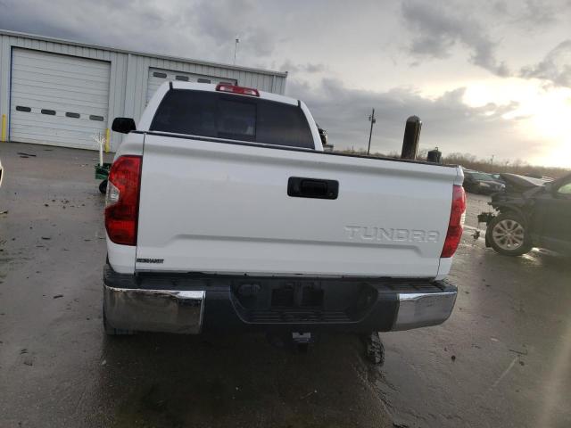 5TFRY5F18LX260221 - 2020 TOYOTA TUNDRA DOUBLE CAB SR/SR5 WHITE photo 6