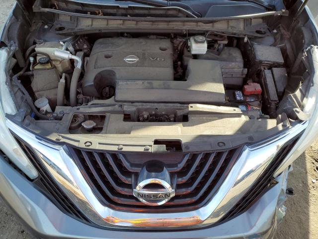 5N1AZ2MHXGN139776 - 2016 NISSAN MURANO S SILVER photo 11